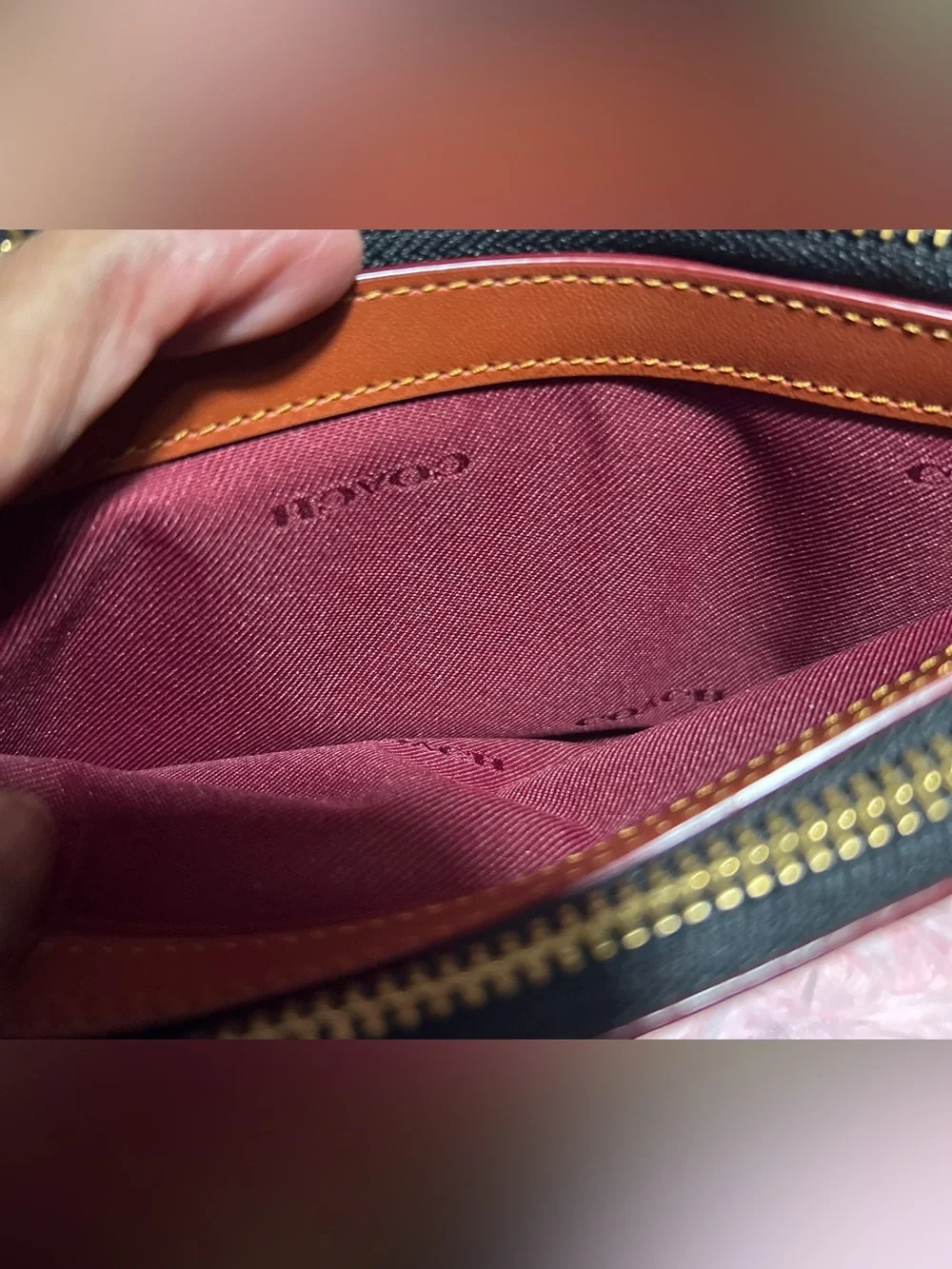 Coach Kira Crossbody Bag With Stardust NYC Skyline/Black Multi